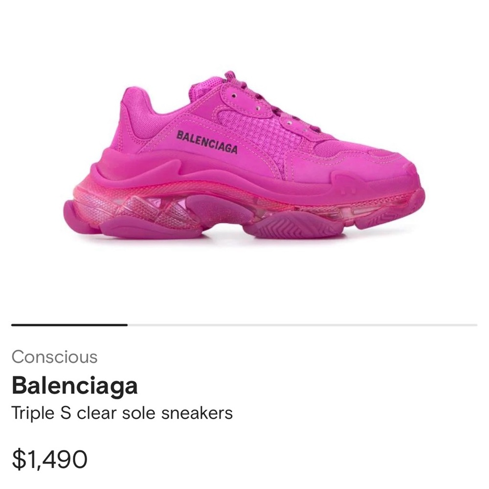 Balenciaga
Triple S clear sole sneakers